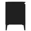 Mueble De Tv Con Patas De Metal Negro 103,5x35x50 Cm