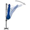 Sombrilla Voladiza Con Poste De Aluminio Azul Celeste 300 Cm