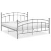 Estructura De Cama De Metal Gris 200x200 Cm