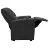 Sillón Reclinable Para Niños Cuero Sintético Negro