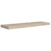 Estantes Flotantes De Pared 2 Uds Mdf Roble 90x23,5x3,8 Cm Marrón