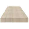 Estantes Flotantes De Pared 2 Uds Mdf Roble 90x23,5x3,8 Cm Marrón