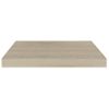 Estantes Flotantes De Pared 2 Uds Mdf Roble 50x23x3,8 Cm Marrón