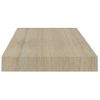 Estantes Flotantes De Pared 2 Uds Mdf Roble 50x23x3,8 Cm Marrón