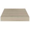 Estantes Flotantes De Pared 2 Uds Mdf Roble 23x23,5x3,8 Cm Marrón