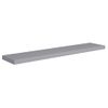 Estantes Flotantes De Pared 2 Uds Mdf Gris 120x23,5x3,8 Cm