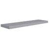 Estantes Flotantes De Pared 2 Uds Mdf Gris 90x23,5x3,8 Cm