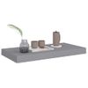 Estantes Flotantes De Pared 4 Uds Mdf Gris 50x23x3,8 Cm