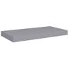 Estantes Flotantes De Pared 4 Uds Mdf Gris 50x23x3,8 Cm