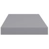 Estantes Flotantes De Pared 4 Uds Mdf Gris 50x23x3,8 Cm