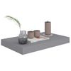 Estantes Flotantes De Pared 4 Uds Gris Mdf 40x23x3,8 Cm