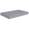 Estantes Flotantes De Pared 4 Uds Gris Mdf 40x23x3,8 Cm