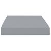 Estantes Flotantes De Pared 4 Uds Gris Mdf 40x23x3,8 Cm