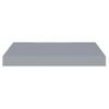 Estantes Flotantes De Pared 4 Uds Gris Mdf 40x23x3,8 Cm