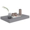 Estante Flotante De Pared Mdf Gris 40x23x3,8 Cm