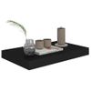 Estantes Flotantes De Pared 4 Uds Mdf Negro 40x23x3,8 Cm