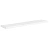 Estante Flotante De Pared 4 Uds Mdf Blanco 120x23,5x3,8 Cm