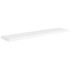 Estantes Flotantes De Pared 2 Uds Mdf Blanco 120x23,5x3,8 Cm