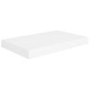 Estantes Flotantes De Pared 2 Uds Mdf Blanco 40x23x3,8 Cm