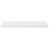 Estante Flotante De Pared 4 Uds Mdf Blanco Brillo 90x23,5x3,8cm