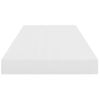 Estante Flotante De Pared Blanco Brillante Mdf 60x23,5x3,8 Cm