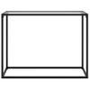 Mesa Consola Vidrio Templado Transparente 100x35x75 Cm