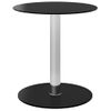 Mesa De Centro De Vidrio Templado Negro 40 Cm