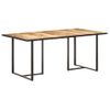 Mesa De Comedor Madera De Mango Rugosa 180 Cm Marrón