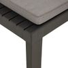 Silla De Jardín Con Cojín Plástico Gris