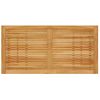 Mesa Alta De Jardín Madera Maciza De Acacia 140x70x104 Cm Marrón