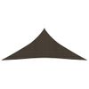 Toldo De Vela Marrón Hdpe 160 G/m² 4,5x4,5x4,5 M