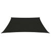 Toldo De Vela Negro Hdpe 160 G/m² 3/4x3 M