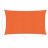 Toldo De Vela Hdpe Naranja 160 G/m² 2x5 M