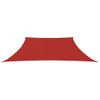 Toldo De Vela Hdpe Rojo 160 G/m² 4/5x3 M