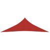 Toldo De Vela Hdpe Rojo 160 G/m² 3,5x3,5x4,9 M