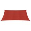 Toldo De Vela Hdpe Rojo 160 G/m² 3,6x3,6 M