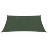 Toldo De Vela Verde Oscuro Hdpe 160 G/m² 3/4x3 M