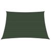 Toldo De Vela Verde Oscuro Hdpe 160 G/m² 3/4x3 M