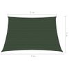 Toldo De Vela Verde Oscuro Hdpe 160 G/m² 3/4x3 M