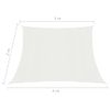 Toldo De Vela Blanco Hdpe 160 G/m² 3/4x2 M