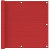 Toldo Para Balcón Hdpe Rojo 90x600 Cm