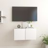 Mueble De Tv Colgante Blanco 60x30x30 Cm