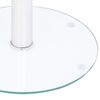 Mesa De Centro De Vidrio Templado Transparente 40 Cm