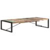 Mesa De Centro De Madera Maciza Reciclada 180x90x40 Cm Marrón