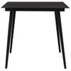 Juego De Comedor De Jardín 3 Piezas Ratán Pvc Negro