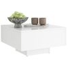 Mesa De Centro Madera Contrachapada Blanco 60x60x31,5 Cm