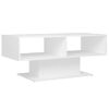 Mesa De Centro Madera Contrachapada Blanco 103,5x50x44,5 Cm