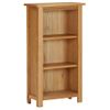 Vidax Estantería Madera Maciza De Roble 45x22,5x82 Cm Marrón