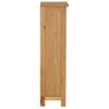 Vidax Estantería Madera Maciza De Roble 45x22,5x82 Cm Marrón