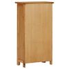 Vidax Estantería Madera Maciza De Roble 45x22,5x82 Cm Marrón